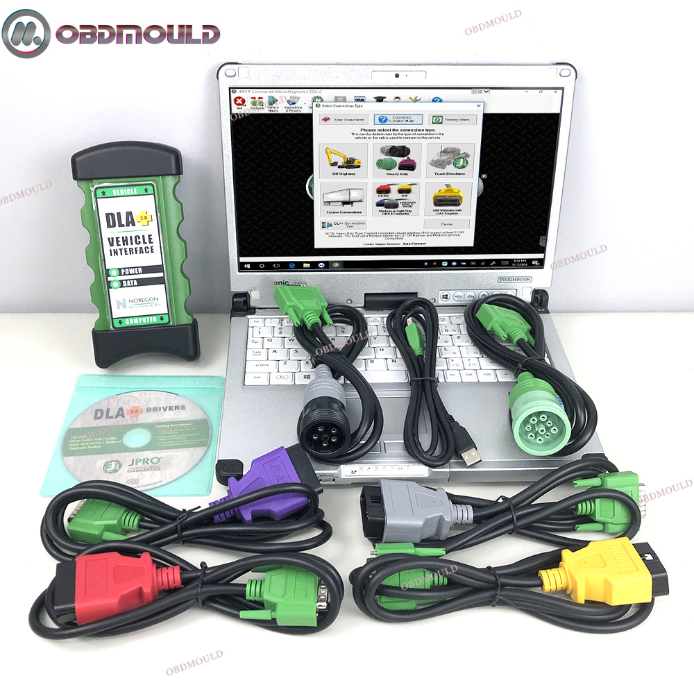 Heavy Equipment Software - ForJ-pro DLA Diagnostic DLA+CFC2 Laptop 2.0