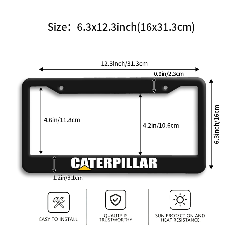 CATERPILLAR Car License Plate  - Heavy Equipment License 评论和价格