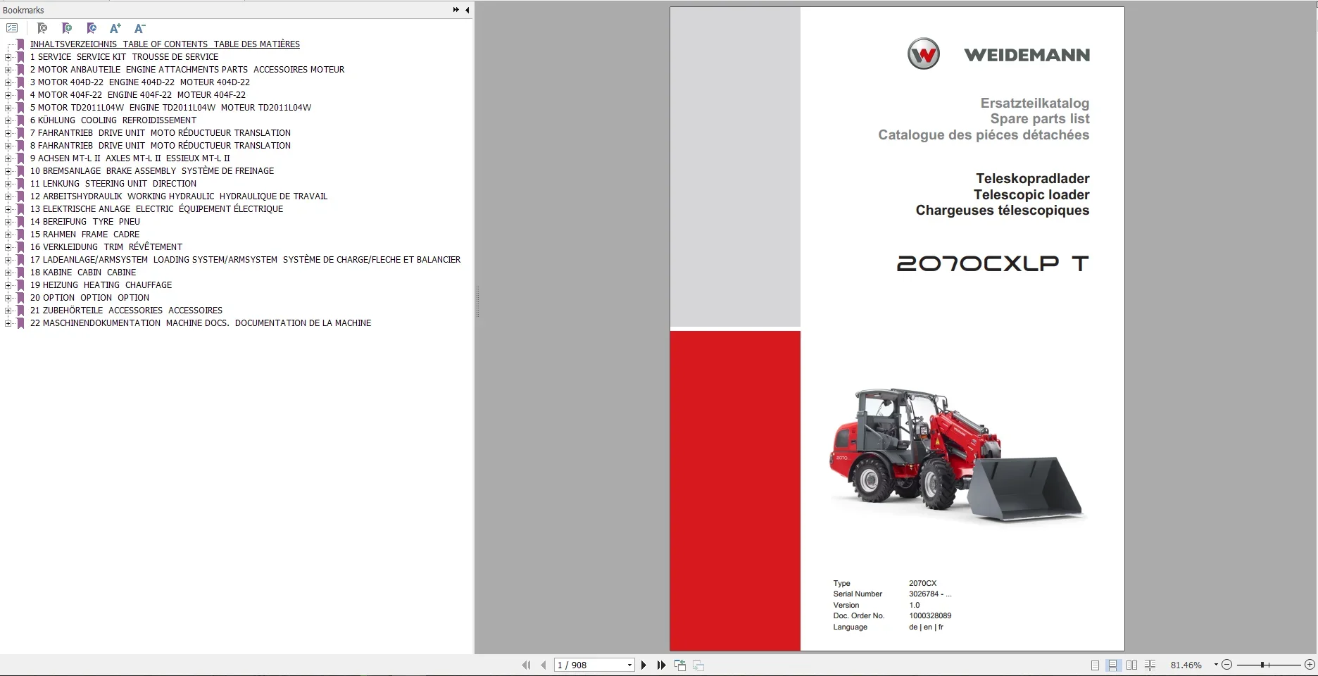 EPC-SOFTWARE Weidemann Heavy E - Heavy Equipment Software 评论和价格